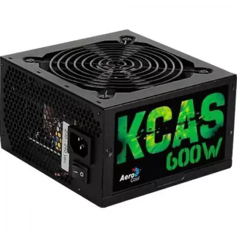 Fonte Gamer ATX KCAS 600W 80 Plus Bronze PFC Ativo AEROCOOL