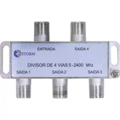 Divisor Satélite 1/4 5-2400 MHz STORM - PCT / 10