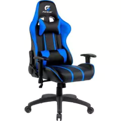 Imagem do Cadeira Gamer Black Hawk Preta/Azul FORTREK