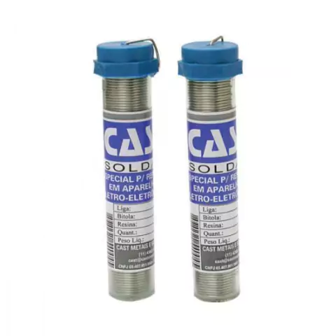 Solda Tubo 63x34 25G Azul SOLDA CAST - CX / 36