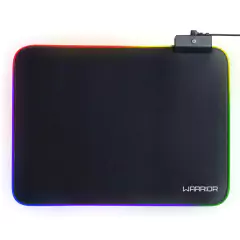 Mouse Pad Gamer Warrior Cronos Flexível Rgb Ac333 - comprar online