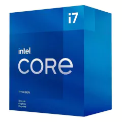 Processador Intel Core I7-11700f 2.5ghz (turbo 4,90ghz) Cache 16mb 8 Nucleos 16 Threads 11ª Ger Lga 1200 Bx8070811700f