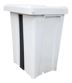 Cesto Quadrado Com Pedal 15 Litros P15 Branca - loja online