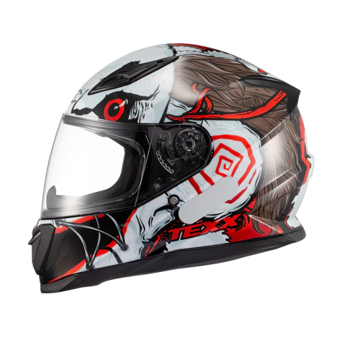 Capacete Texx Hawk - Scream Vermelho 58