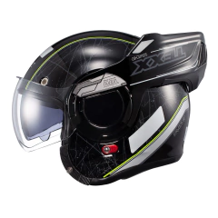 Capacete Texx Stratos 180 Scratched Preto E Verde 56 na internet