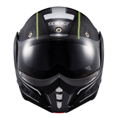 Capacete Texx Stratos 180 Scratched Preto E Verde 58 - comprar online