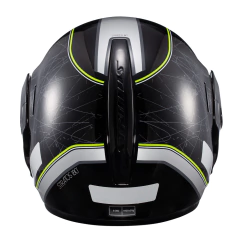 Capacete Texx Stratos 180 Scratched Preto E Verde 58