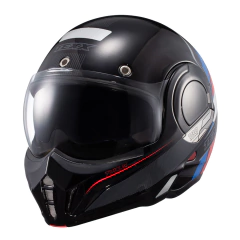Capacete Texx Stratos 180 Journey Preto / Azul / Vermelho 58 - comprar online