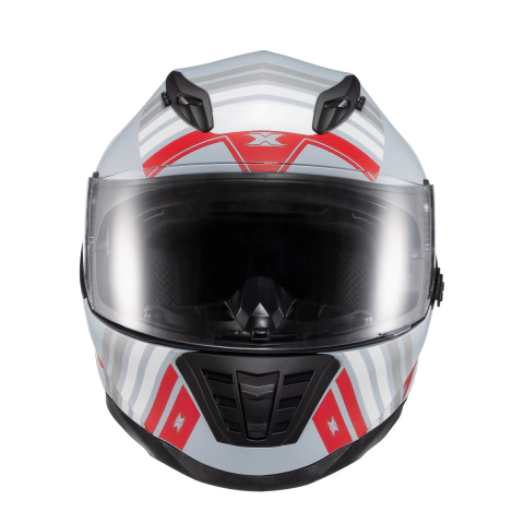 Capacete Texx Fechado Wing Grid Chumb Verm Branc 62