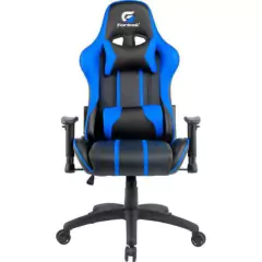 Cadeira Gamer Black Hawk Preta/Azul FORTREK - comprar online