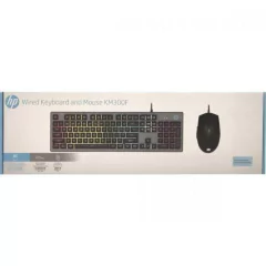 Kit Teclado + Mouse Gamer USB KM300 Preto HP - comprar online