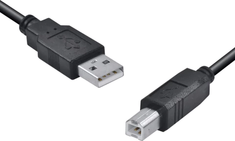 Cabo Usb Para Impressora A Macho X B Macho 2.0 - 5m Uambm-5 - PC / 10