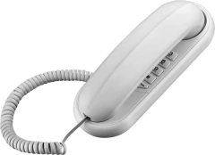 Telefone Gôndola Tcf 1000 Branco Compatível Com Centrais Públicas E Pabx - Função Flash E Redial