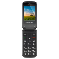 Celular Flip Vita Dual Chip Vermelho P9021 - BIDU SHOP