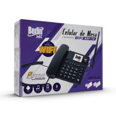 Telefone Celular Rural Fixo De Mesa 3g E Wifi 5 Bandas Bdf-12 - comprar online
