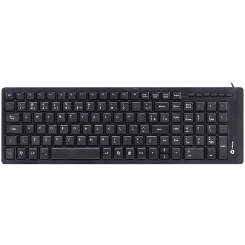 Teclado Usb Chocolate Multimidia Dynamic Abnt2 1.8m Preto - Dt120