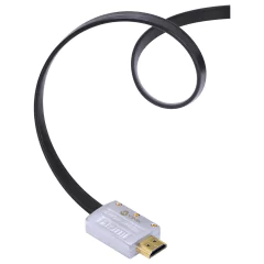 Cabo Hdmi 2.0 4k Ultra Hd 3d Conexão Ethernet Flat Com Conector Desmontável 5 Metros - H20fl-5 - BIDU SHOP