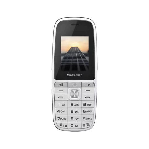 Celular Up Play Dual Chip Branco Tela 1,8 Com Bluetooth P9077