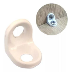 Cantoneira 2 Furos Aliviada Plastico Branco Leve C 1000 - comprar online