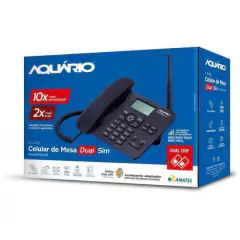 Telefone Celular Fixo CA42-S Preto AQUARIO na internet