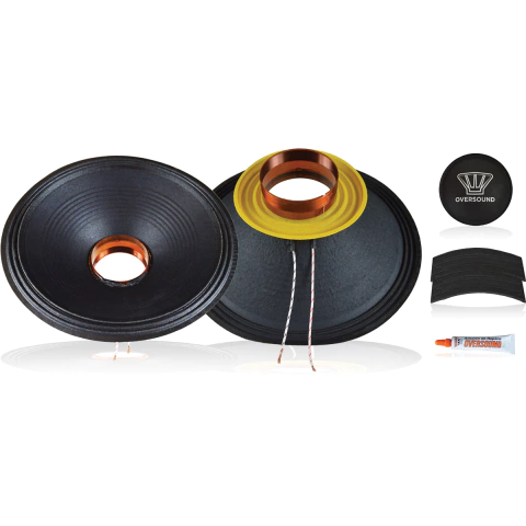 Kit P/ Reparo Woofer 12 De 300wrms 8ohms - 12 Steel 300 Oversound