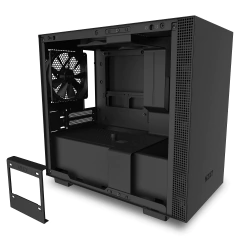 Gabinete Mini-itx - H210 Black - Lateral Com Vidro Temperado - Ca-h210b-b1 - BIDU SHOP