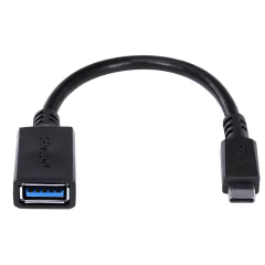 Adaptador Otg Tipo C Para Usb A 3.0 Para Celular Smartphone 15 Cm Preto - P3amup-15 - BIDU SHOP