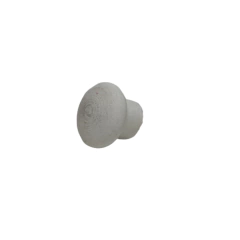 Puxador Bolinha Plastico Branco C 10 Pc