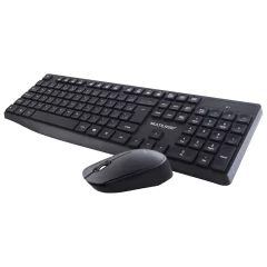 Teclado E Mouse Sem Fio 2.4ghz Usb Preto Tc244