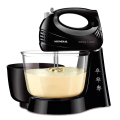 Batedeira Prática Com 2 Tigela 400w B-45-b Preta 220v na internet