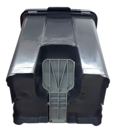 Cesto Quadrado Com Pedal 15 Litros P15 Preta