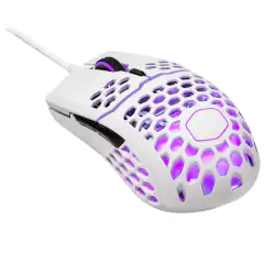 Mouse Gamer Mm711 Branco Brilhante Rgb 16000 Dpi - 6 Botões - Mm-711-wwol2