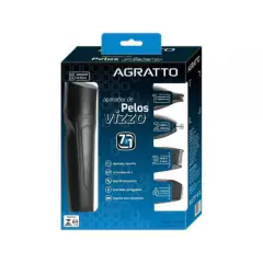 Aparador de Pelos 7 em 1 Bivolt VIZZO AP-03 Preto AGRATTO - BIDU SHOP