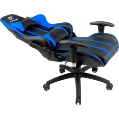 Cadeira Gamer Black Hawk Preta/Azul FORTREK - BIDU SHOP