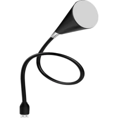 Luminaria Usb Flexivel C/ Caixa De Som Bluetooth 2w Eas056l-1 Preto Elsys