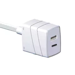 Cabo Prolongador 3a C/ Tomada Usb 3m Branco Force Line na internet
