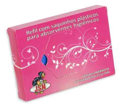 Saquinhos P/ Descarte De Absorvente Feminino Kit C/ 25 UN