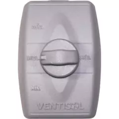 Ventilador de Parede 68cm Bivolt POWER 70 Preto/Prata VENTISOL - loja online