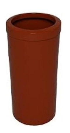 Lixeira 30x70 Com Aro Plástico 50l (cb50) Vermelho - BIDU SHOP