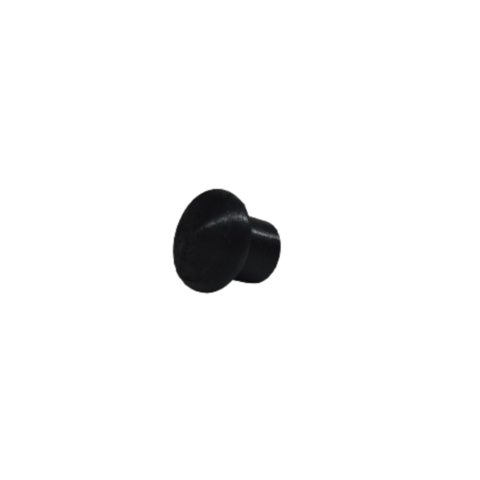 Puxador Bolinha Plastico Preto C 7 Pc