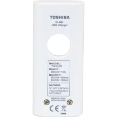 Imagem do Carregador de Pilha USB p/2 pilhas AA/AAA min.2.000 mAh c/4 pilhas TOSHIBA