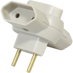 Plug T Universal Cinza C/10 Tramontina