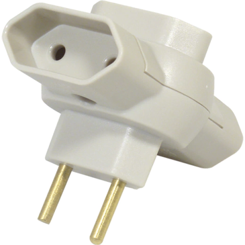 Plug T Universal Cinza C/10 Tramontina