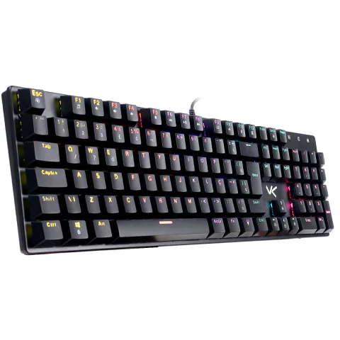 Teclado Mecanico Gamer Shelter Abnt2 Led Rainbow - Gtm100