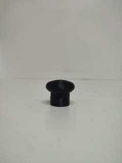 Puxador Bolinha Plastico Preto C 4 Pc - BIDU SHOP