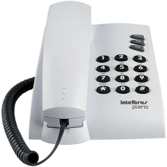 Telefone Pleno C/ Fio Cinza Sem Chave 4080055 - comprar online