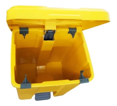 Cesto Quadrado Com Pedal 15 Litros P15 Amarela - loja online