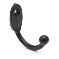 Gancho Para Porta Chaves Plastico Preto C 50