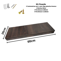 Suporte Trofeu E Medalhas 60 Cm C X 20 Cm Madeirado - BIDU SHOP