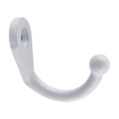 Gancho Para Porta Chaves Plastico Branco C 100 - comprar online